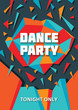 Dance Music Party - Abstract Background for Poster & Flyer