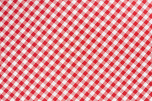 Tablecloth Red And White Diagonal Texture Background