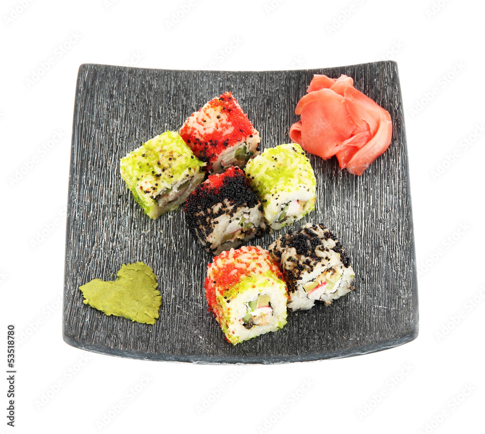 Tasty Maki sushi - Roll isolated on white