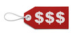 Red Cash Tag