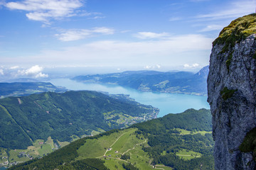 Wall Mural - Schafberg mit blick auf Attersee