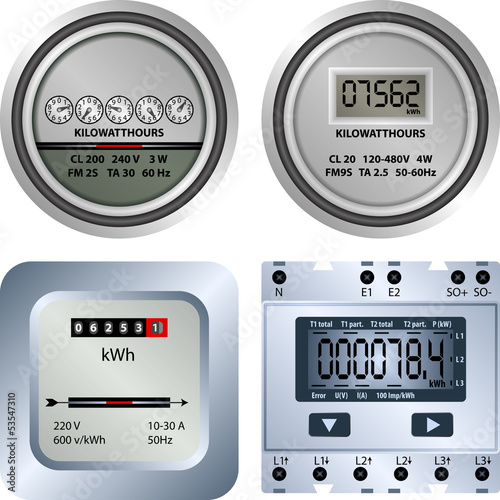 Электросчетчик вектор 101 как снять показания electric meter Векторный объект Stock Adobe Stock