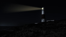 Lighthouse By Night