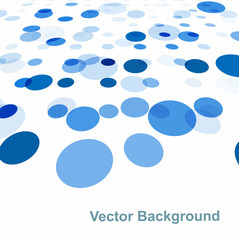 Wall Mural - abstract blue circle colorful background vector illustration