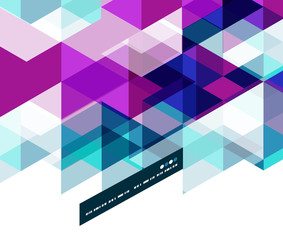 Modern geometrical abstract template