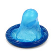Blaues Kondom
