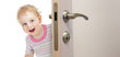 © Andrey Kuzmin - happy kid behind door