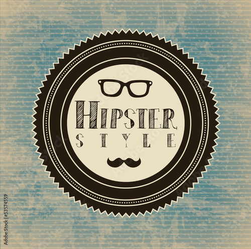 Plakat na zamówienie hipster