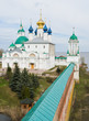 Beautiful view of Spasso-Yakovlevsky Monastery in Rostov, Russia