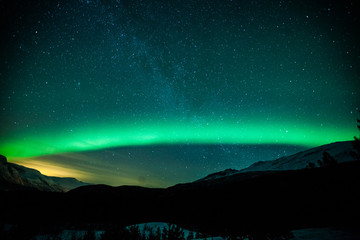 Wall Mural - northern lights in sweden