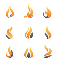 Fire Symbol And Icons