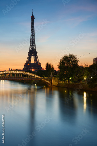Plakat Tour Eiffel Paryż