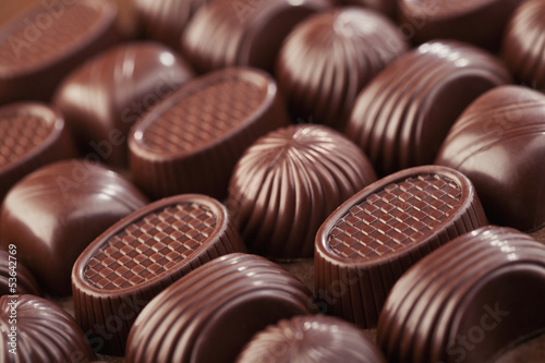 Tapeta ścienna na wymiar Chocolate pralines