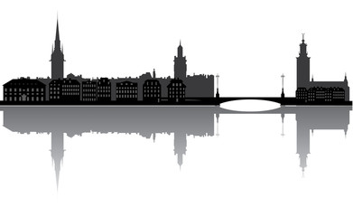 Canvas Print - stockholm, skyline