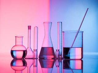 Wall Mural - glass science