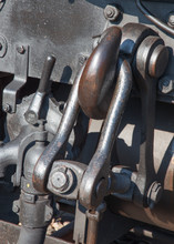 Detail Of Tow Hook On Old Steam Locomotive