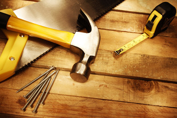 Wall Mural - Work tools