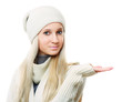© lenets_tan - Portrait of a smiling young woman pointing