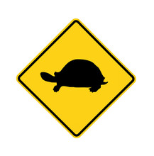 Road Sign - Turtle Crossing