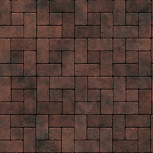 Traditional Brick Pavement - Seamless Texture