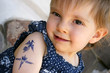Kinder-Tattoo-Aufkleber