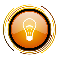 Leinwandbilder - light bulb icon