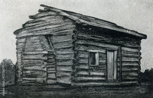 Fotografia Birthplace of president Lincoln (replica)