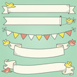 Horizontal Banners and Birds