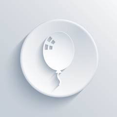 Wall Mural - Vector light circle icon. Eps10