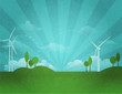 Renewable Energy Ecology Background