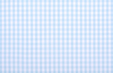 blue checkered fabric