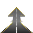 © tuulijumala - Straight road turning into ascending arrow concept