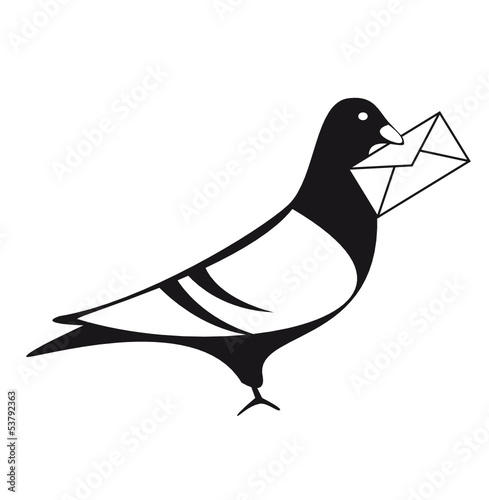 Brieftaube Blackbird Buy This Stock Vector And Explore Similar Vectors At Adobe Stock Adobe Stock