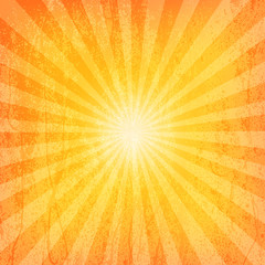 Sun Sunburst Grunge Pattern