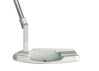 Wall Mural - Golf club Putter  on white background