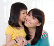 © szeyuen - Asian girl kiss her mother