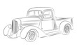 © mitch488 - Hotrod pickup drawing