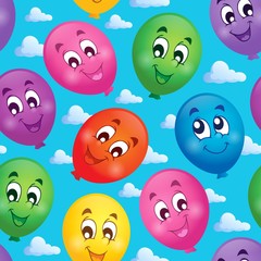 Poster - Seamless background with balloons 3