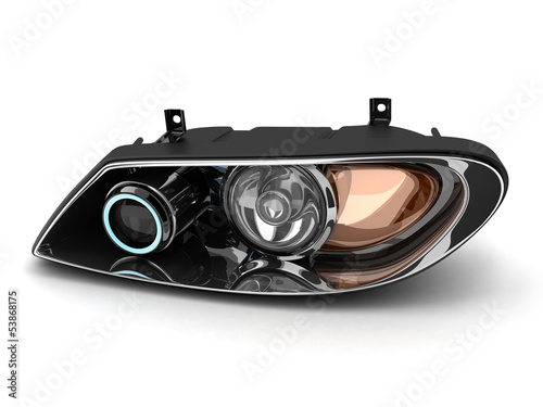 Fényképezés  Headlight car