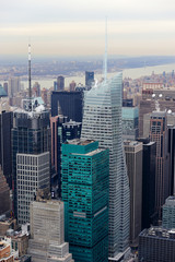 Wall Mural - Manhattan skyline with New York City skyscrapers