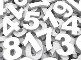 Background of numbers.