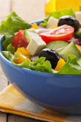 Canvas Print - greek salad