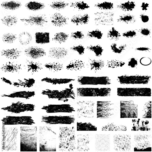Fotografía Large set of grunge textures