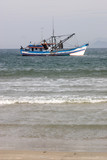 Fototapeta Morze - Fishing boat