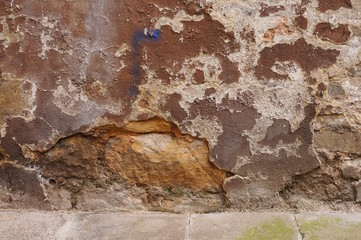 Wall Mural - Hintergrund, marode Fassade