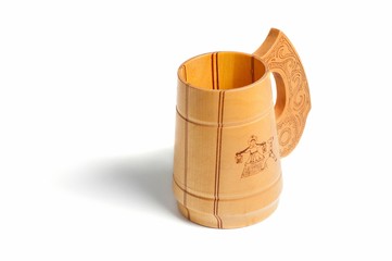 Wall Mural - Russian wooden mug