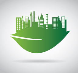 Wall Mural - green city