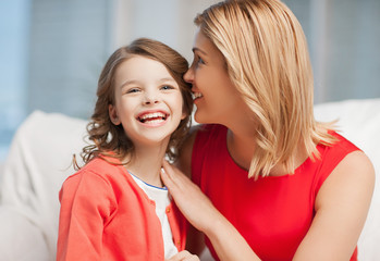 Sticker - mother and daughter cuddling