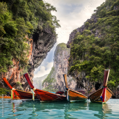 Naklejka - mata magnetyczna na lodówkę Railay beach