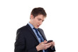 © JPchret - young businessman with smartphone